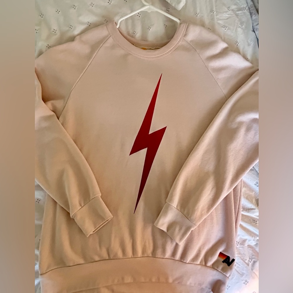 NWT Aviator Nation Lightning Bolt Sweatshirt XL